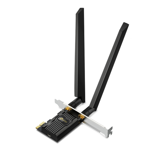 TP-Link Archer TXE72E, Internal, Wireless, PCI Express, WLAN / Bluetooth, 2402 Mbit/s, Black